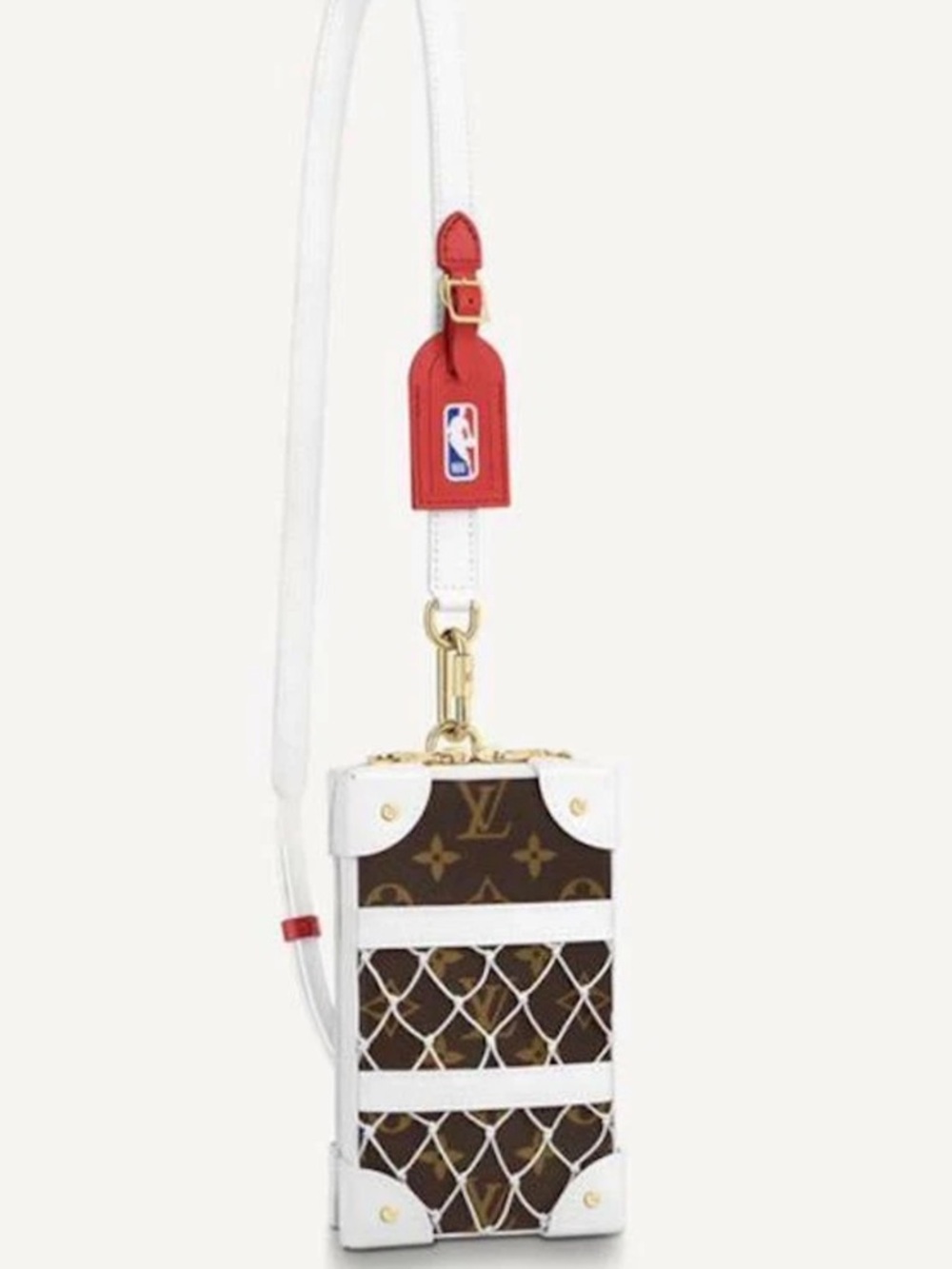 Louis Vuitton Louis Vuitton X NBA Monogram Soft Trunk Phone Box - Picture 3 of 15